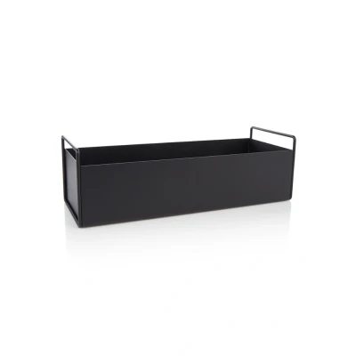 Afbeelding van Ferm LIVING Box plantenbak voor binnen 45 cm Zwart