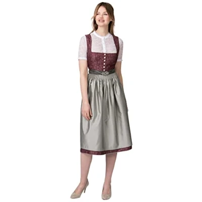 Afbeelding van Stockerpoint Leonora Dirndl voor dames, bordeaux, 44