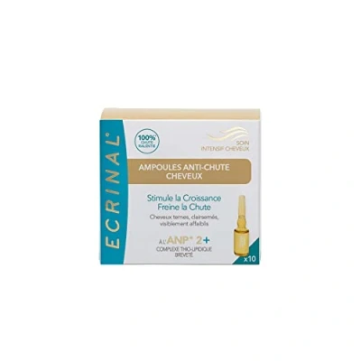 Afbeelding van Ecrinal Intensieve Haarverzorging ANP 2+ Anti haaruitval Ampullen 10 x 5 ml