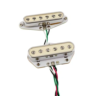 Afbeelding van Fender Cobalt Chrome Telecaster pickup Set Single coil voor gitaren