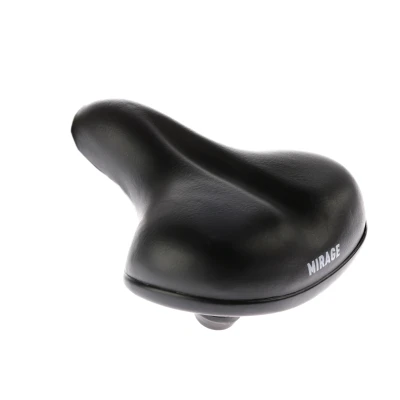 Afbeelding van Mirage Zadel tour met elastomeer zwart (doos 10 stuks)