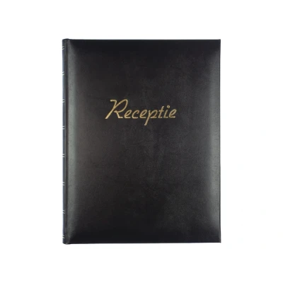 Afbeelding van Kangaro K 6620 Receptiealbum Zwart Met Vakverdeling 26X21Cm