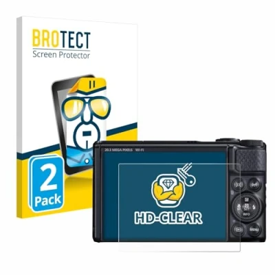 Afbeelding van BROTECT (2 Stuks) Schermbeschermer voor Canon PowerShot SX740 HS Screen Protector Transparant