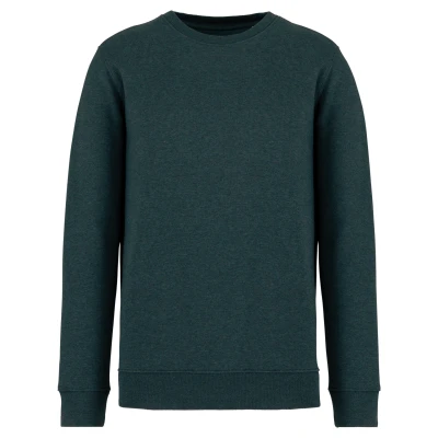 Afbeelding van Native Spirit Ecologische uniseks sweater met ronde hals NS400 Amazon Green Heather