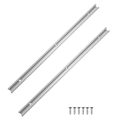 Afbeelding van T Track Miter Track, 2 stuks sleuf Mitre aluminium tracks, aluminiumlegering, aluminiumlegering spoor, rail tabbladen groef