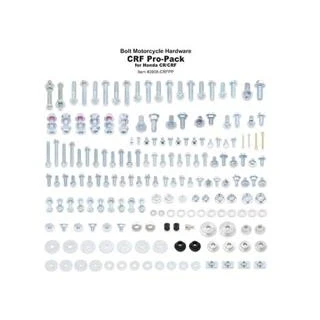 Afbeelding van Bolt Kit Pro Pack Honda CR125 CR250 2000 2007 CR500 2001 CRF250L 2013 2014 CRF250R 2004 2018 CRF450R 2002 CRF450RX 2017