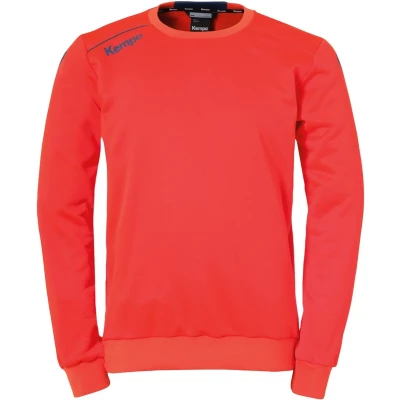 Afbeelding van Kempa Langarmshirt Player Training Sweater, Maat: XXL, Fluo rot ice grau