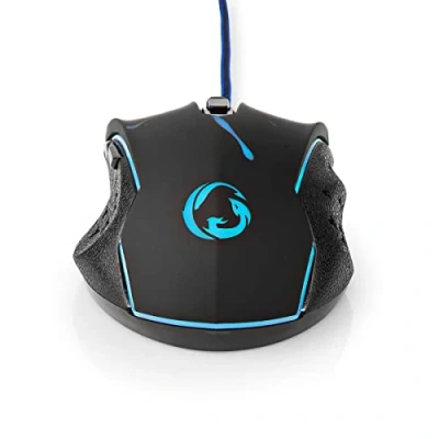 Afbeelding van Gaming muis Nedis (USB, 6 knops, 1200 3600 dpi, Blauw/Groen)