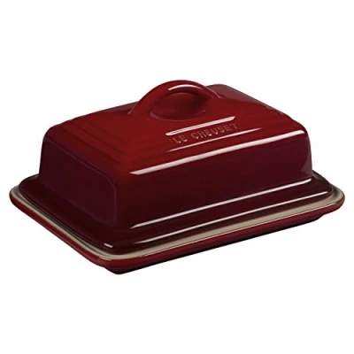 Afbeelding van Le Creuset Botervloot, steengoed, 900 g, 17 x 12,5 9 cm, Cerise