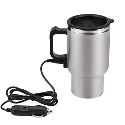 Afbeelding van Keenso auto 12V waterkoker, 450ml roestvrij staal sigarettenaansteker waterkoker verwarming drinkbeker reis met Andere elektrische apparaten