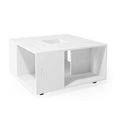 Afbeelding van Vicco Salontafel &quot;Anton&quot;, Wit, 80 x 43 cm