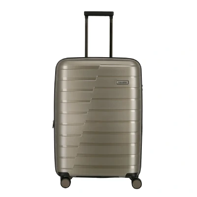 Afbeelding van Travelite Air Base 4 Wiel Trolley M Expandable champagne metallic Harde Koffer