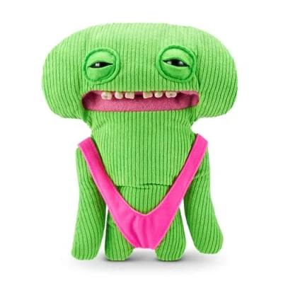 Afbeelding van Fuggler Vacay Vibes by ZURU, Grappig Lelijk Monster, Plush, Collectible, Toy (Smiley O Riley Green)
