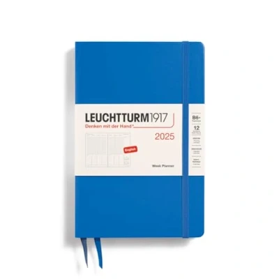 Afbeelding van LEUCHTTURM1917 371025 Weekplanner Paperback (B6+) 2025, Sky, Engels