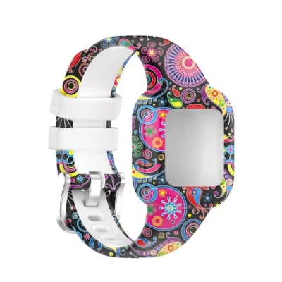 Afbeelding van Siliconen bandje met print Multicolor Garmin Vivofit Junior 3