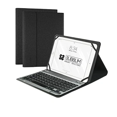 Afbeelding van Tablet en toetsenbord Case Subblim SUB KT2 BT0001 10.1&quot; Zwart QWERTY Spaans Bluetooth