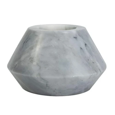 Afbeelding van Marmer Theelicht Geo 12 x 7 cm Marble
