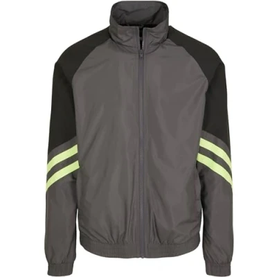 Afbeelding van Urban Classics Block Sport Track Jacket Lichte jas, Heren, Maat: Large, Darkshadow