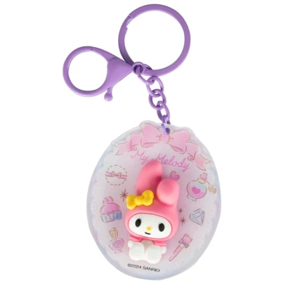 Afbeelding van Blue Sky Studios Sanrio 3D Acrylic Keychain My Melody Keyrings
