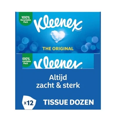 Afbeelding van Kleenex tissues The Original Voordeelverpakking 12 x 72 stuks = 864 zakdoekjes