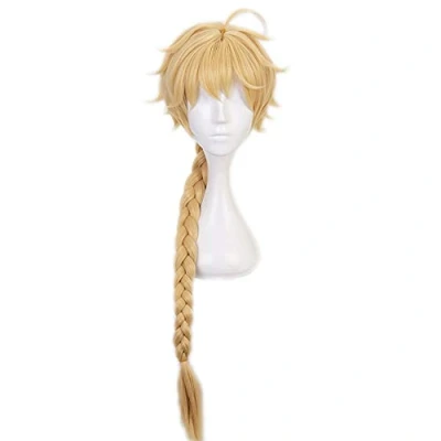 Afbeelding van HIROAKIYA Aether Wig, Genshin Impact Cosplay Wig with Cap