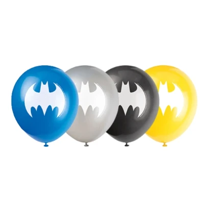 Afbeelding van Batman ballonnen met print 8 stuks