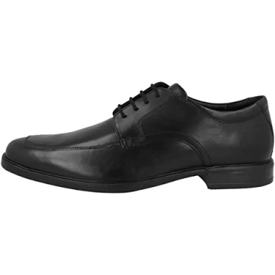 Afbeelding van Clarks Howard Apron Veterschoenen, Heren, Maat: 44, Black Leer