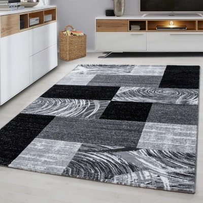 Afbeelding van Modern vloerkleed Jena Zwart 9220 200x290cm Adana Carpets