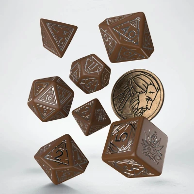 Afbeelding van Witcher Polydice set Geralt, Roach&#039;s Companion