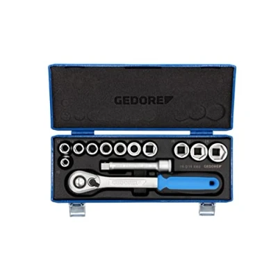 Afbeelding van Gedore Dopsleutelset 1/2&quot; 13 dlg 6 kant 10 24mm 19 KMU 20 16Dlg