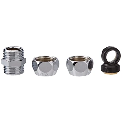 Afbeelding van Schell dubbele koppeling recht 10 x mm knel chroom