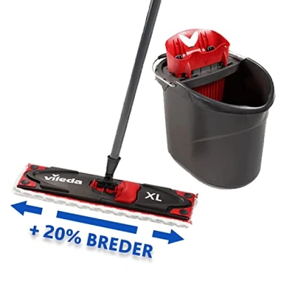 Afbeelding van Vileda UltraMax Power 2in1 XL Compleet systeem Zwart Rood Wit