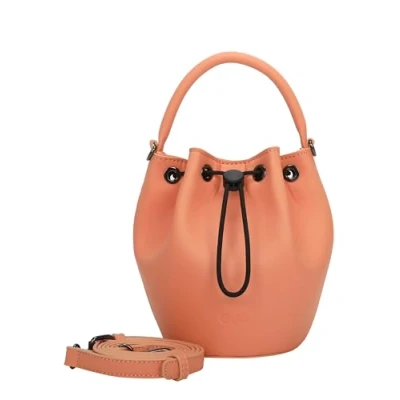 Afbeelding van BUFFALO Schoudertas Muse Citro Bucket Bag Soft Orange Abrikoos