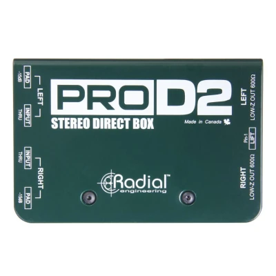 Afbeelding van Radial ProD2 Passieve DI box, stereo