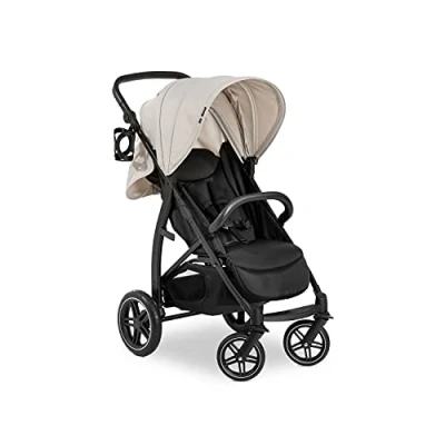Afbeelding van hauck buggy Rapid 4D / Tot 25 kg Snel inklapbaar Zonnekap UPF 50 + Rubberbanden Bekerhouder In hoogte verstelbaar Ligstand Eenvoudig af te wassen Grote boodschappenmand Classic beige