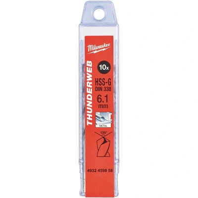Afbeelding van Metaalboor Hss G Thunderweb 6,1 X 101 Mm (10 Stuks)