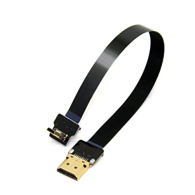 Afbeelding van CY CYFPV 90 graden omlaag gebogen FPV Micro HDMI mannelijke naar FPC Flat kabel 50cm voor HDTV Multicopter Luchtfoto