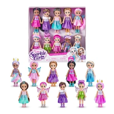 Afbeelding van SPARKLE GIRLZ ZURU Fantasy Little Friends poppen, 10 stuks