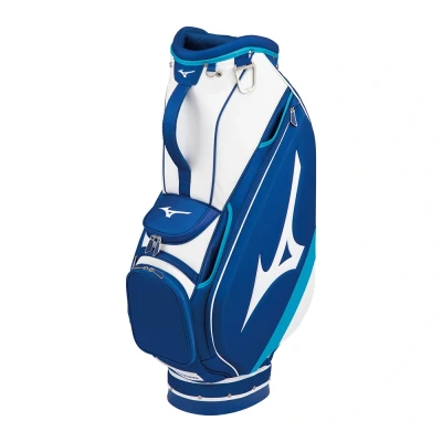 Afbeelding van Mizuno Tour Cart Bag FY22 Wit/Blauw Dames/Heren Maat One Size