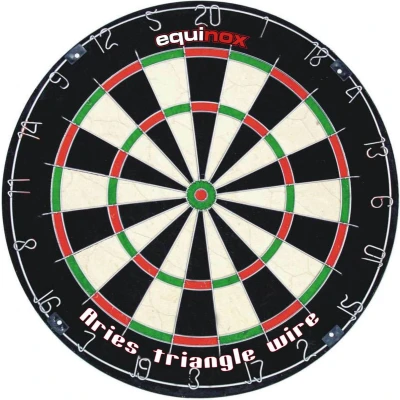 Afbeelding van Equinox Aries dartbord Inclusief 6 dartpijlen Darts Dartpijl Hoogwaardig Sisal