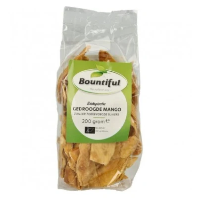 Afbeelding van Bountiful Mango gedroogd zonder suiker bio 200 g