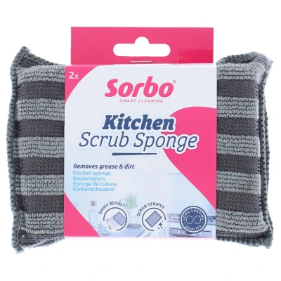 Afbeelding van Sorbo Microvezelspons Home Decor 2in1 2 stuks