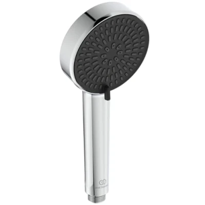 Afbeelding van Ideal Standard 2 functie handdouche Alu+ BD580AA Ø 10 cm voor onvergelijkbare douchemomenten met zachte regenstralen en massage in chroom