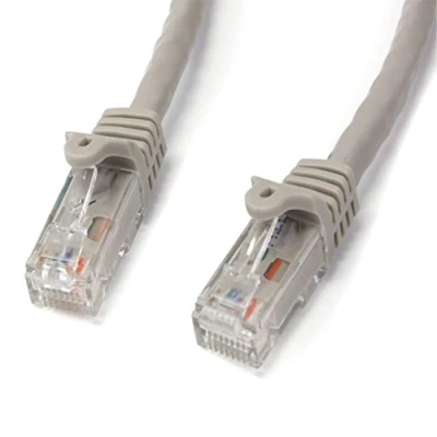Afbeelding van StarTech.com 15m Cat6 Snagless Gigabit UTP netwerkkabel, Cat 6 RJ45 netwerkkabel met knikbescherming, grijs