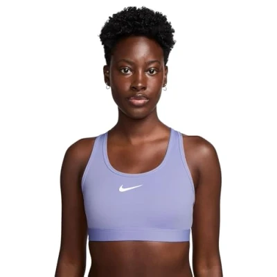 Afbeelding van Nike Performance BRA Sportbh met medium support, Dames, Maat: Medium, Lilac ice/white