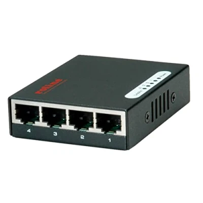 Afbeelding van Roline Netwerk switch 10 / 100 1000 MBit/s USB stroomverzorging