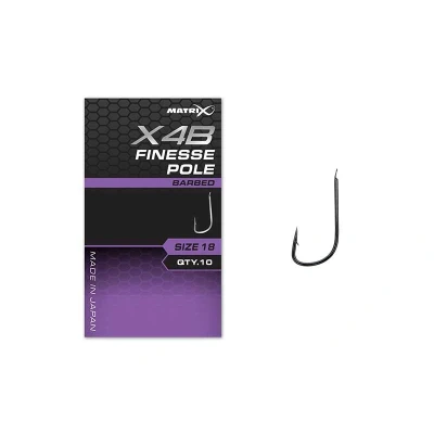 Afbeelding van Matrix X4B Finesse Pole Witvis haken Size 16 (10 Stuks)