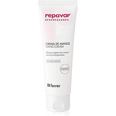 Afbeelding van REPAVAR Handcrème met rozenbottel, hyaluronzuur en collageen Verrijkt vitamine E glycerine Herstelt, hydrateert regenereert droge gebarsten handen 75 ml