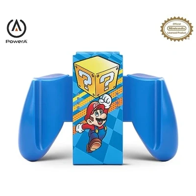 Afbeelding van PowerA Joy Con Controller comfort grip Voor Nintendo Switch Accessoire Mystery Block Mario