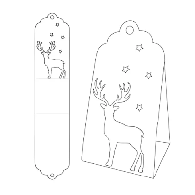 Afbeelding van Vaessen Creative Cutting die box with deer